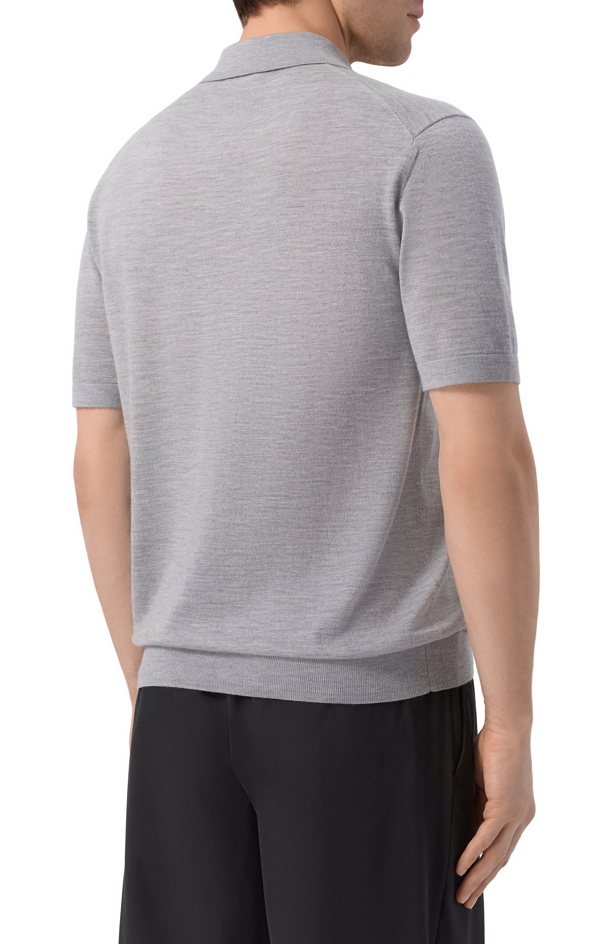 Поло из шерсти и шелка 12 STOREEZ, арт. 136312, фото 4