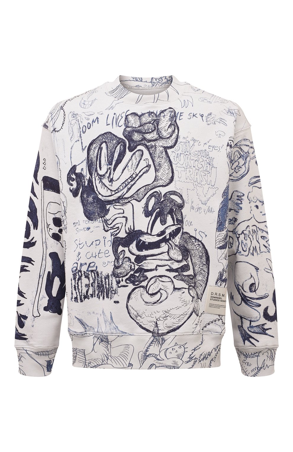 Хлопковый свитшот DOMREBEL, арт. MCLASSR00M/SWEATSHIRT, фото 1