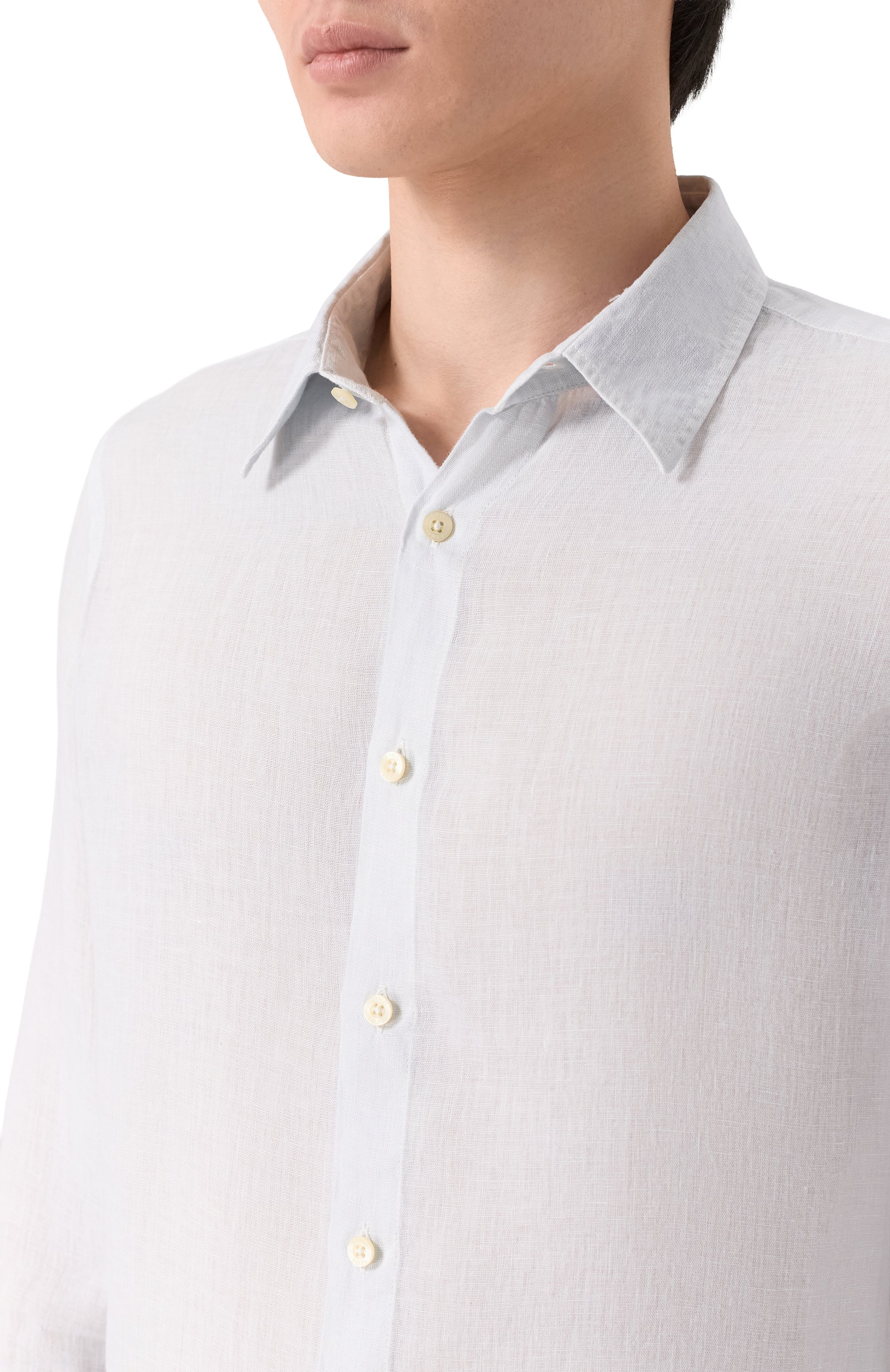 Льняная рубашка 120% LINO, арт. 33ALIM1PKA/0115/S00, фото 5