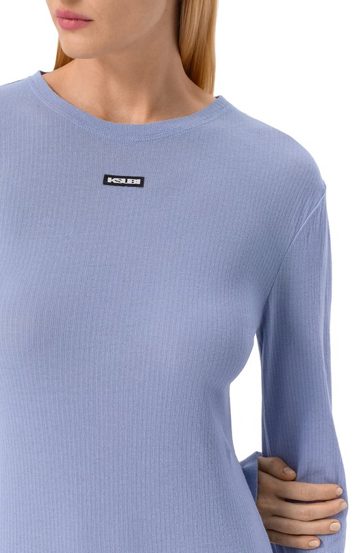 Хлопковое платье Crawford Ksubi WFA25DR008 Голубой  WFA25DR008 Фото 4