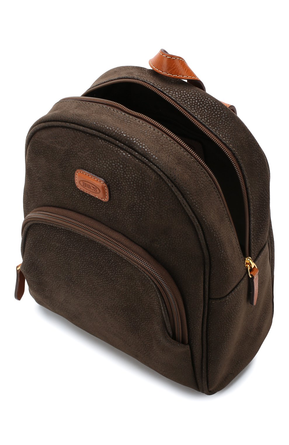 Дорожный рюкзак life small BRIC`S оливкового цвета по цене 31950 руб., арт. BLF 51656, фото 3 Дорожный рюкзак life small BRIC`S, арт. BLF 51656, фото 3