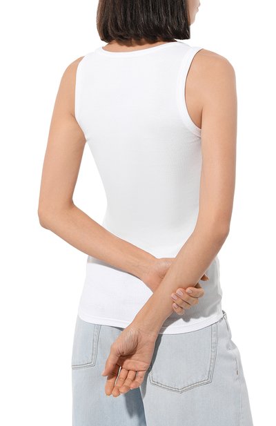 Хлопковая майка BOSS ORANGE, арт. 50447753, фото 4