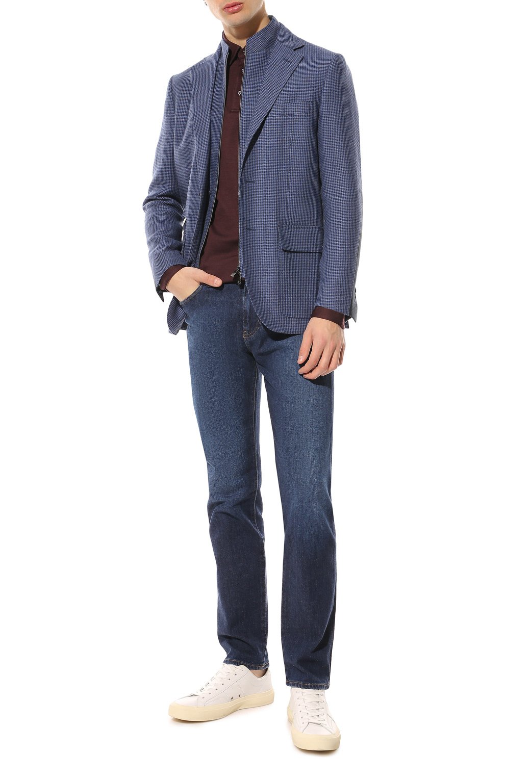 Пиджак изо льна и шерсти CORNELIANI, арт. 89X595-2116345/90, фото 2