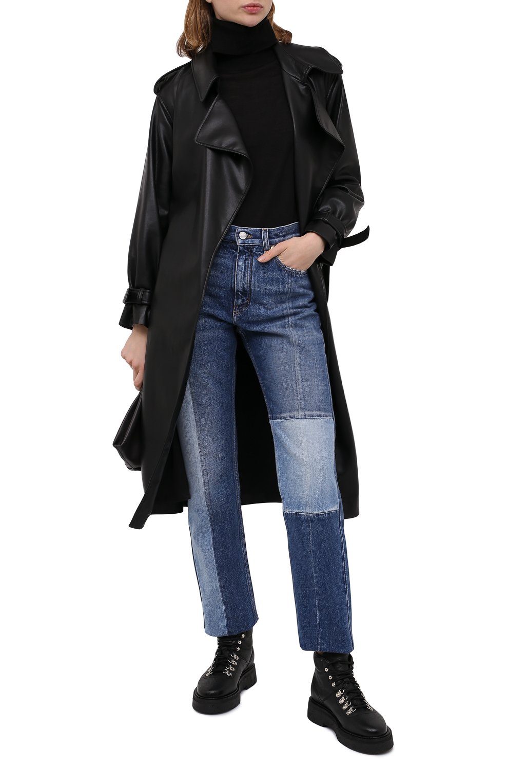 Кожаные ботинки leo BY FAR, арт. 20FWL0QBLGRL, фото 2