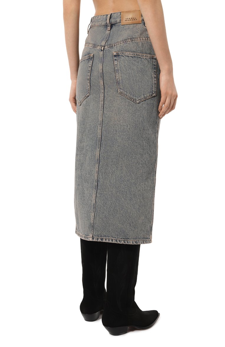 Джинсовая юбка ISABEL MARANT ETOILE, арт. 24PJU0073FB-B1H02E, фото 4