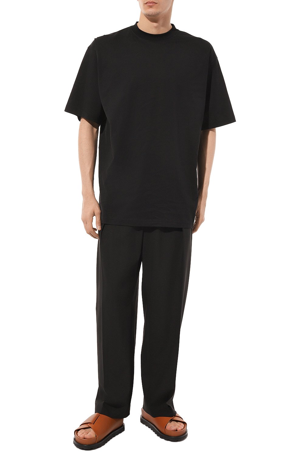 Кожаные шлепанцы JIL SANDER, арт. J50WX0003/P0503, фото 2