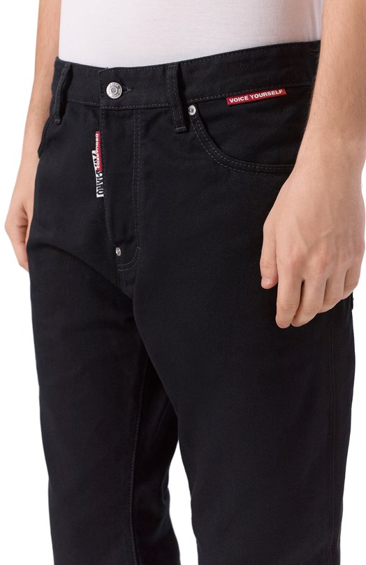 Джинсы Dsquared2 X Magliano Protesta 642 Dsquared2 S71LB1685/D30020 Чёрный  S71LB1685/D30020 Фото 5