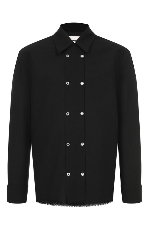 Шерстяная рубашка Jil Sander J21DL0254/J41557 Чёрный J21DL0254/J41557