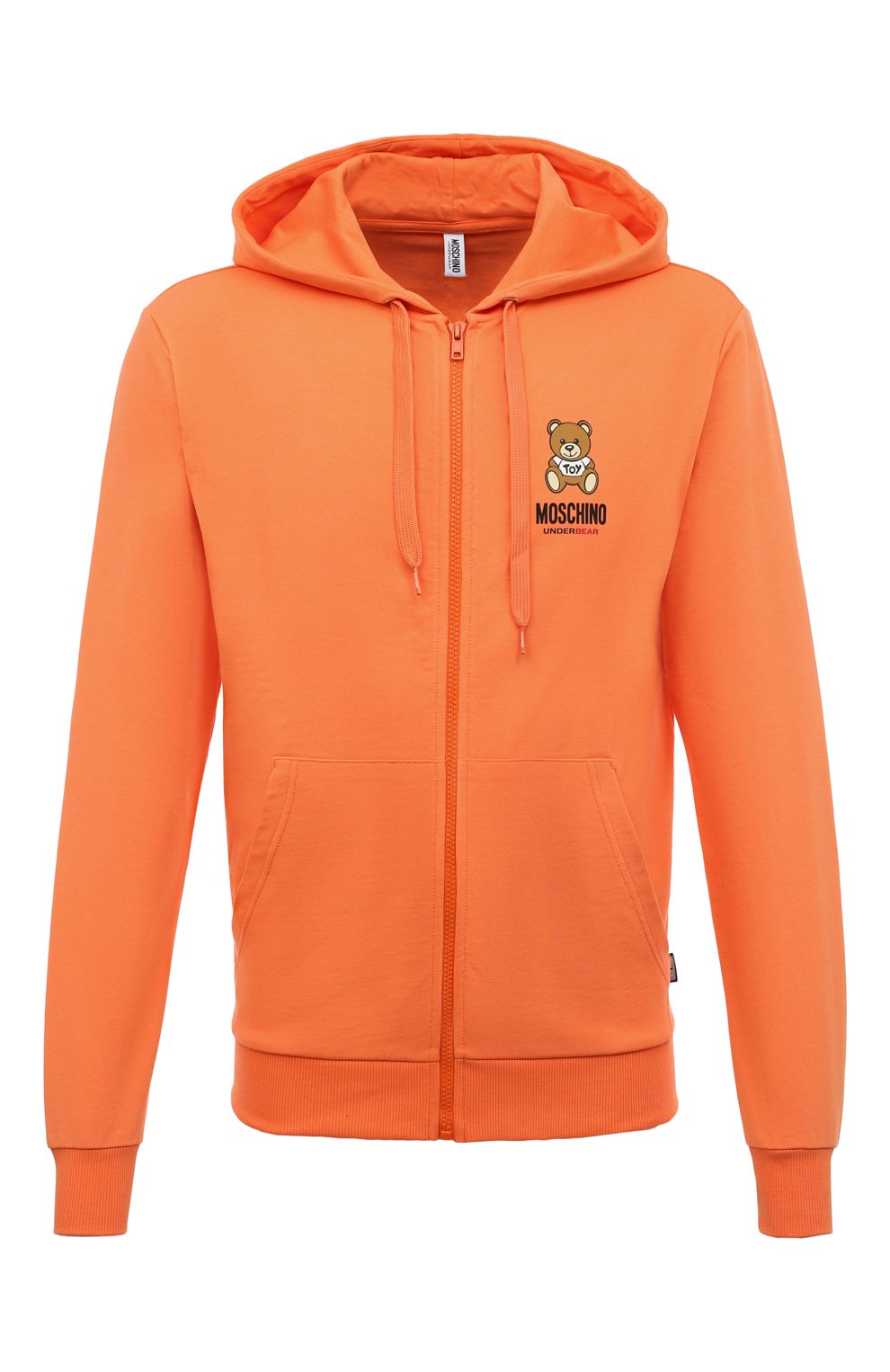 Хлопковая толстовка MOSCHINO оранжевого цвета по цене 34050 руб., арт. 231V1/V1787/4409, фото 1 Хлопковая толстовка MOSCHINO, арт. 231V1/V1787/4409, фото 1