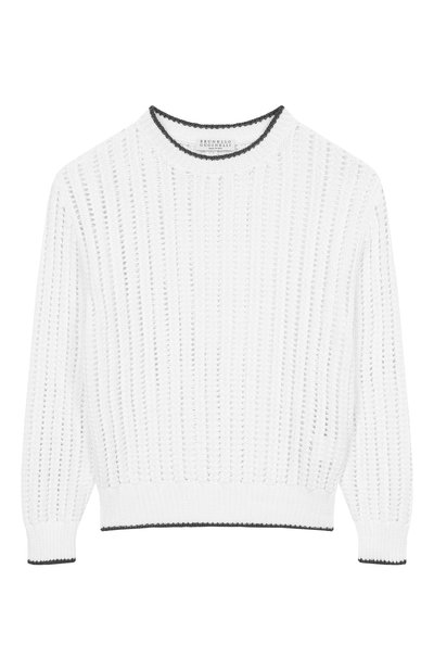 Хлопковый свитер BRUNELLO CUCINELLI, арт. BSBM52500B