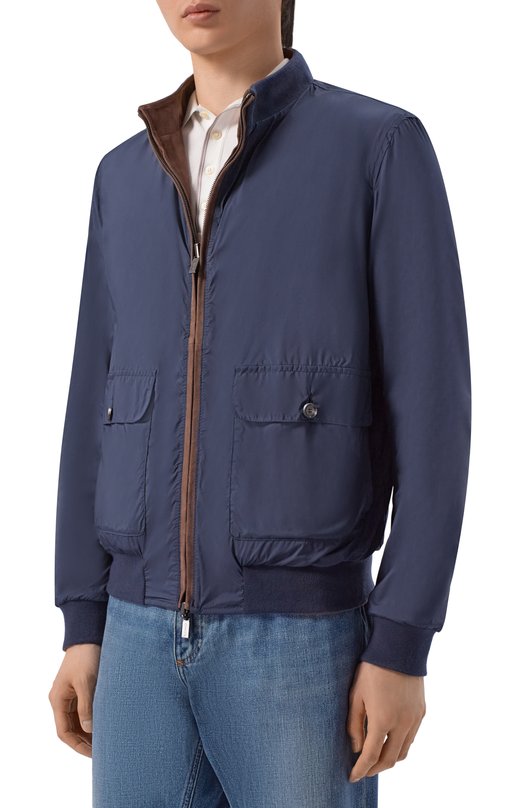 Двусторонний замшевый бомбер Gimo's 6S20.1.040.50R/112 Коричневый  6S20.1.040.50R/112 Фото 6