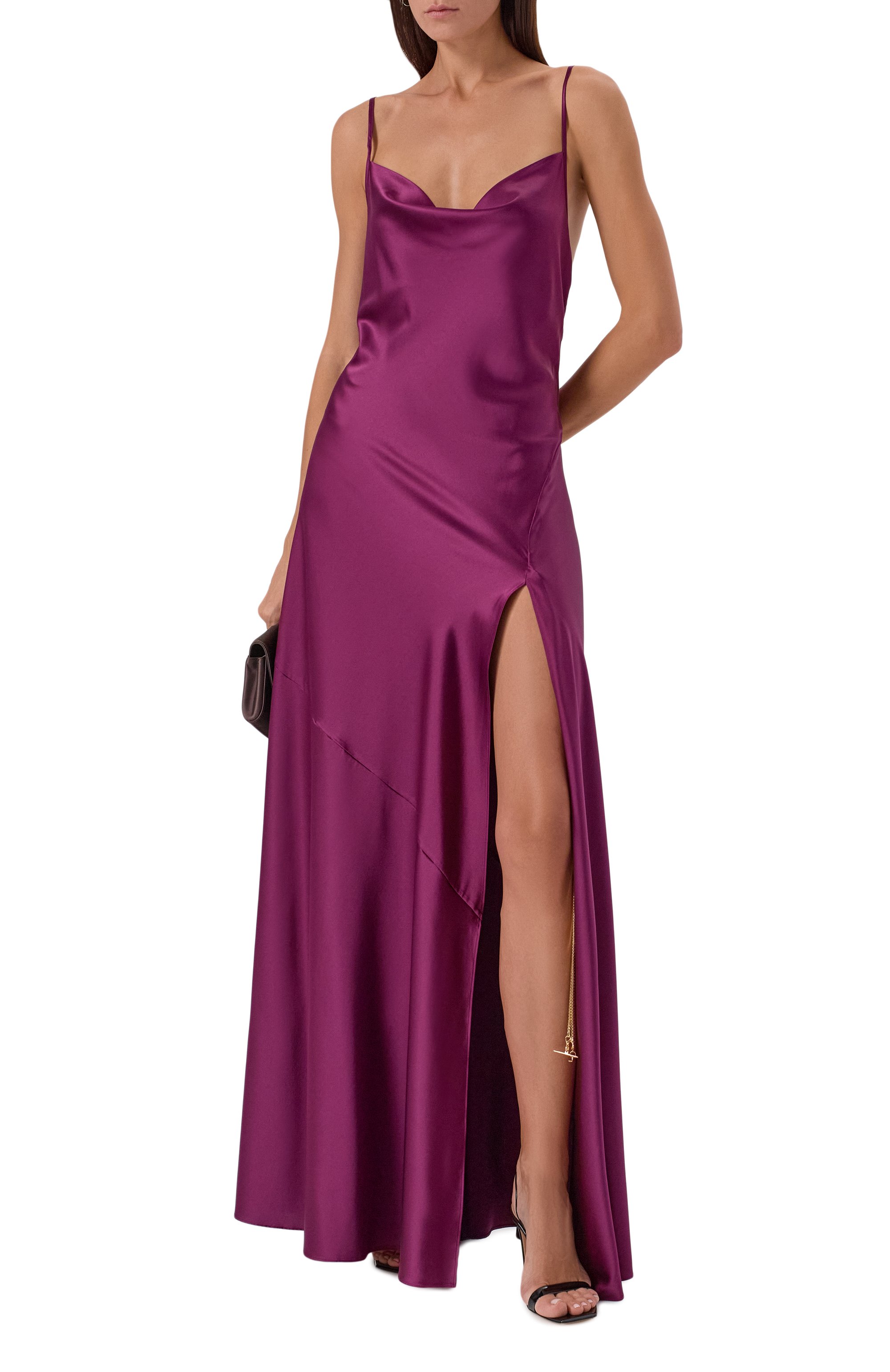 Атласное платье DANAME, арт. 625FW6701S, фото 2