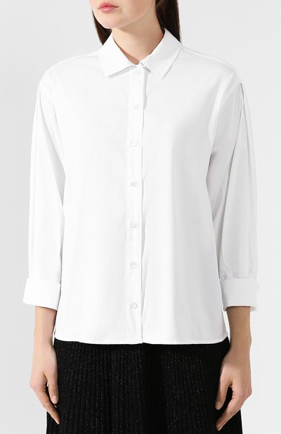 Хлопковая рубашка EMPORIO ARMANI белого цвета по цене 38300 руб., арт. 6G2C62/2N2IZ, фото 3 Хлопковая рубашка EMPORIO ARMANI, арт. 6G2C62/2N2IZ, фото 3