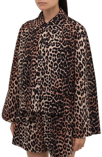 Жакет изо льна и хлопка GANNI, арт. F5956, фото 3