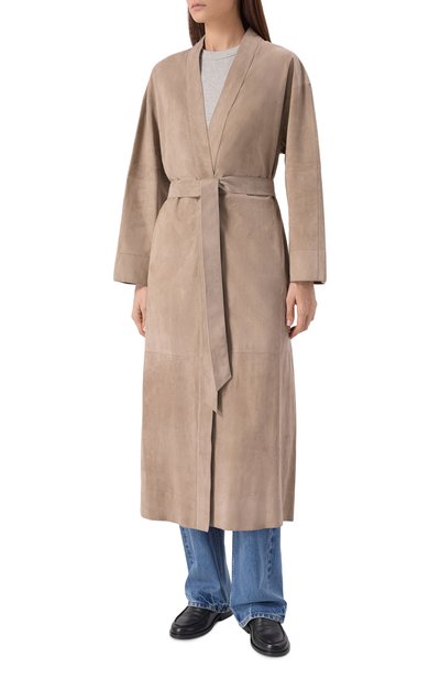 Замшевый тренч 12 STOREEZ, арт. 135926, фото 3