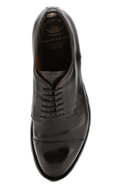 Кожаные дерби OFFICINE CREATIVE, арт. ANAT0MIA/72/RUB0FF BUFAL0 V, фото 5