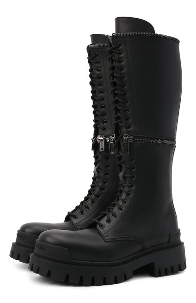 Кожаные сапоги master BALENCIAGA, арт. 664713/WA901, фото 1