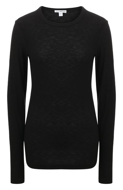 Хлопковый лонгслив JAMES PERSE, арт. WUA3361/BLK, фото 1