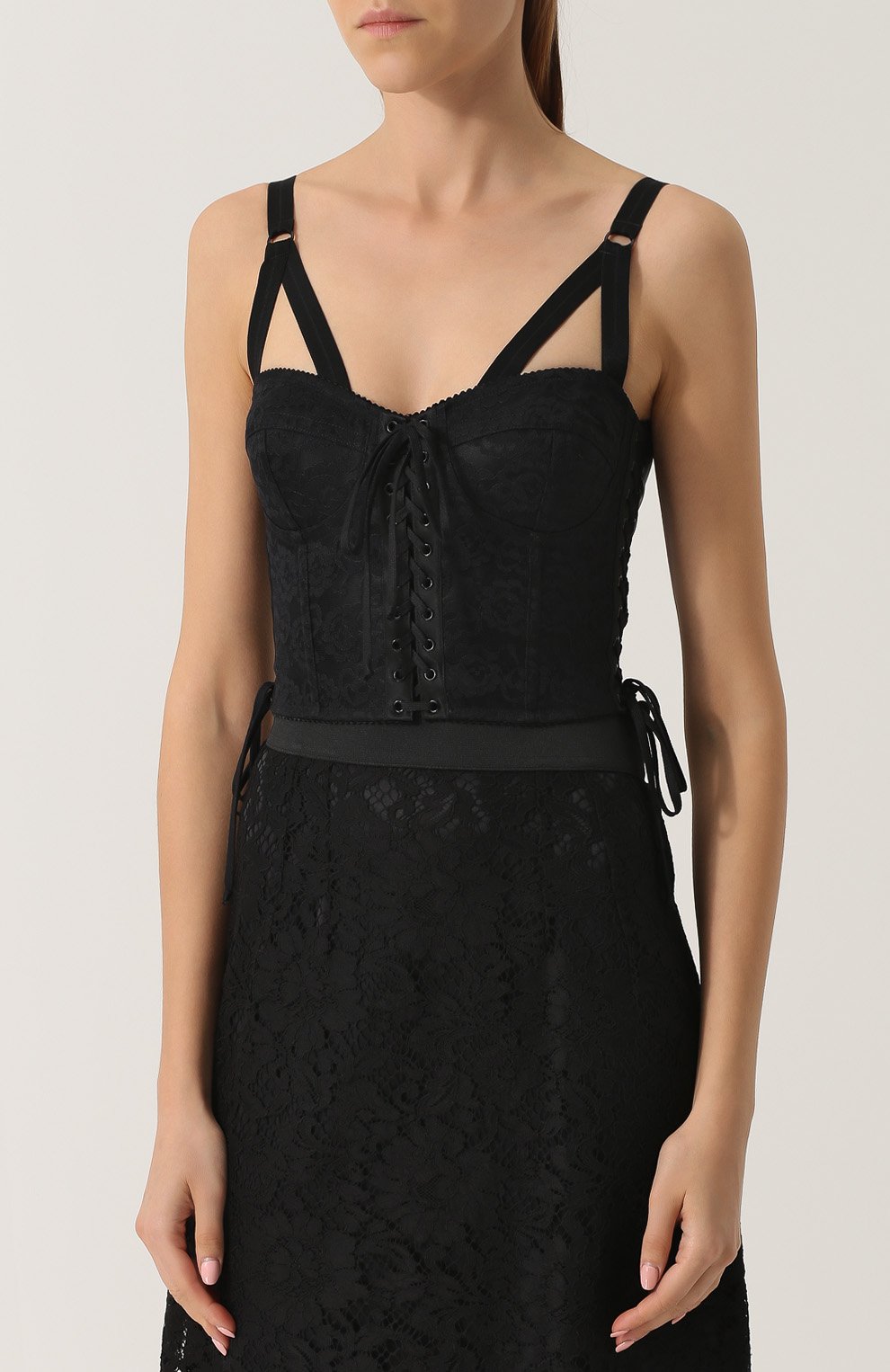 Однотонный корсет на широких бретельках DOLCE & GABBANA, арт. 0102/F7X03T/G9830, фото 3