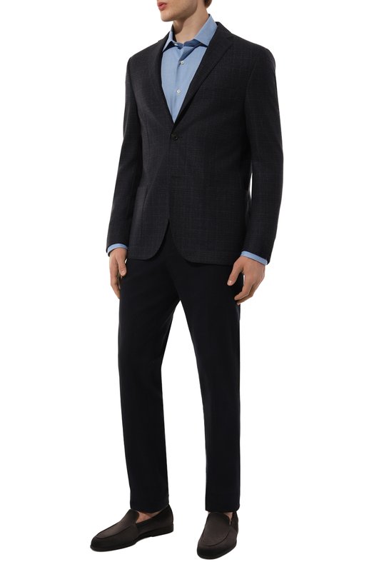 Шерстяной пиджак Corneliani 946002-9416311 Синий  946002-9416311 Фото 2