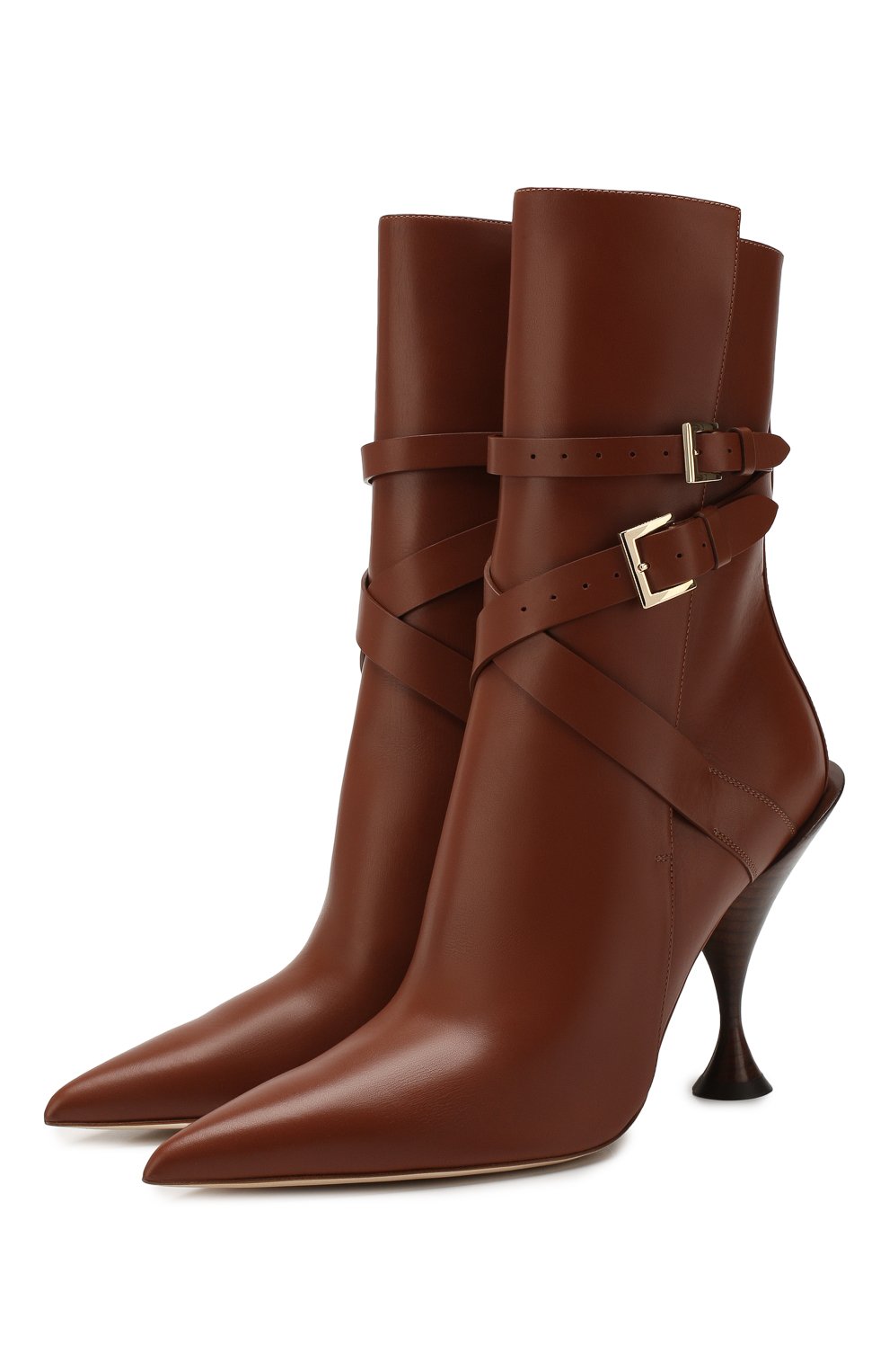 Кожаные ботильоны BURBERRY, арт. 8020112, фото 1