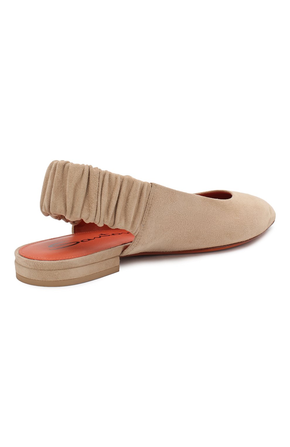 Замшевые балетки SANTONI, арт. WAWN58486HI2CMGDE40, фото 4