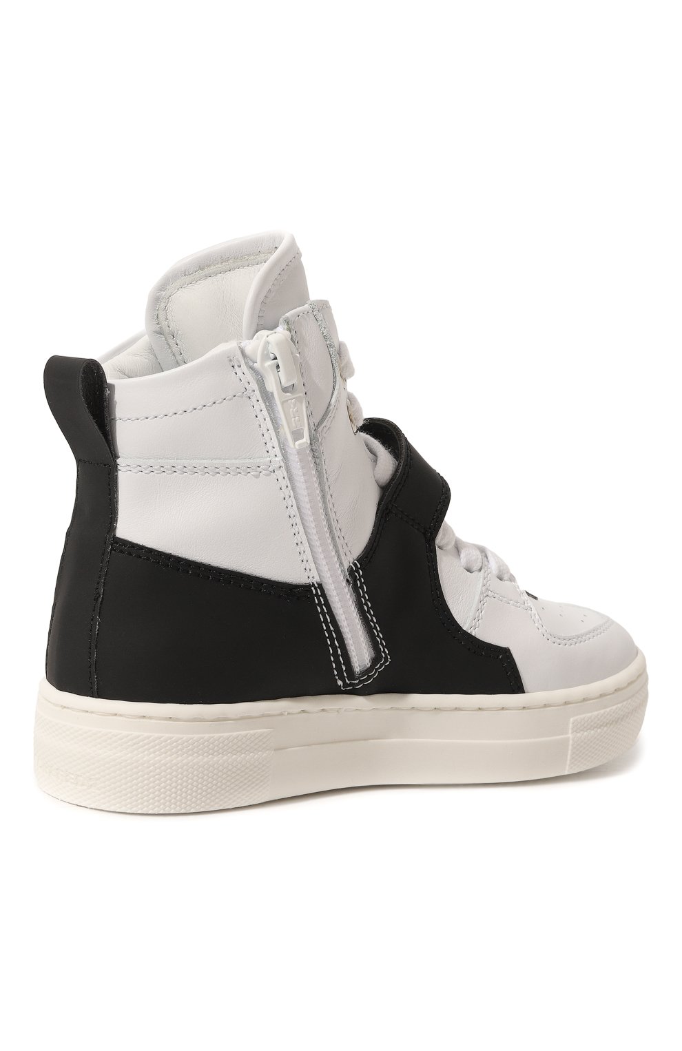 Высокие кеды из кожа DSQUARED2, арт. 73556/20-27, фото 3