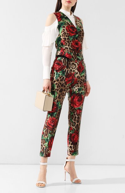 Жилет DOLCE & GABBANA разноцветного цвета по цене 106500 руб., арт. F79H5T/HS1Z2, фото 2 Жилет DOLCE & GABBANA, арт. F79H5T/HS1Z2, фото 2