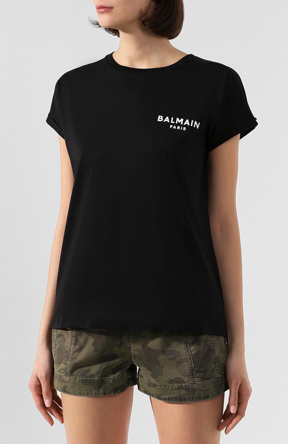 Хлопковая футболка BALMAIN, арт. TF11351/I382, фото 3