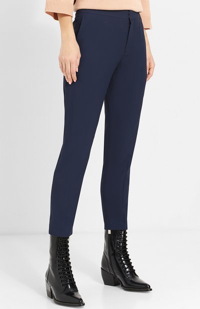 Однотонные укороченные брюки со стрелками CHLOÉ, арт. CHC18APA03237, фото 3