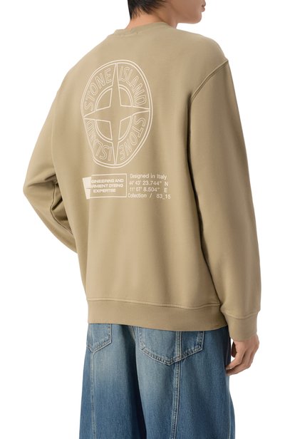 Хлопковый свитшот STONE ISLAND, арт. K2S156100018/S0195, фото 4