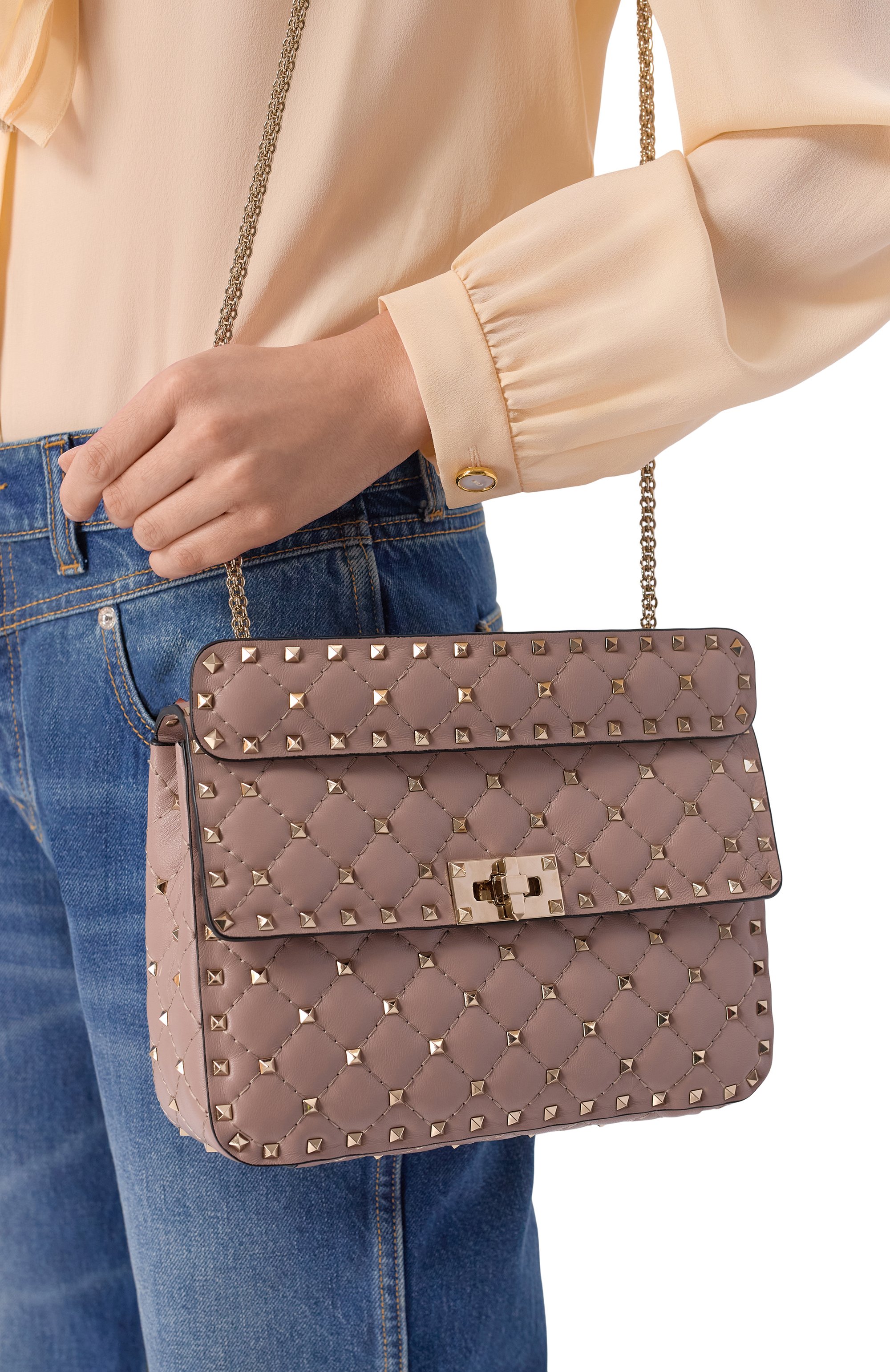 Сумка rockstud spike medium VALENTINO, арт. 8W2B0122/NAP, фото 2