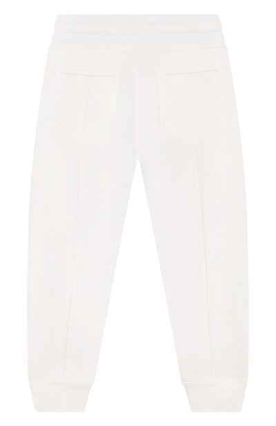 Хлопковые джоггеры BRUNELLO CUCINELLI молочного цвета по цене 49350 руб., арт. BW863E331A, фото 2 Хлопковые джоггеры BRUNELLO CUCINELLI, арт. BW863E331A, фото 2