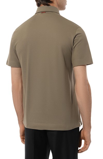 Хлопковое поло ZEGNA, арт. UD392A7/D752, фото 4