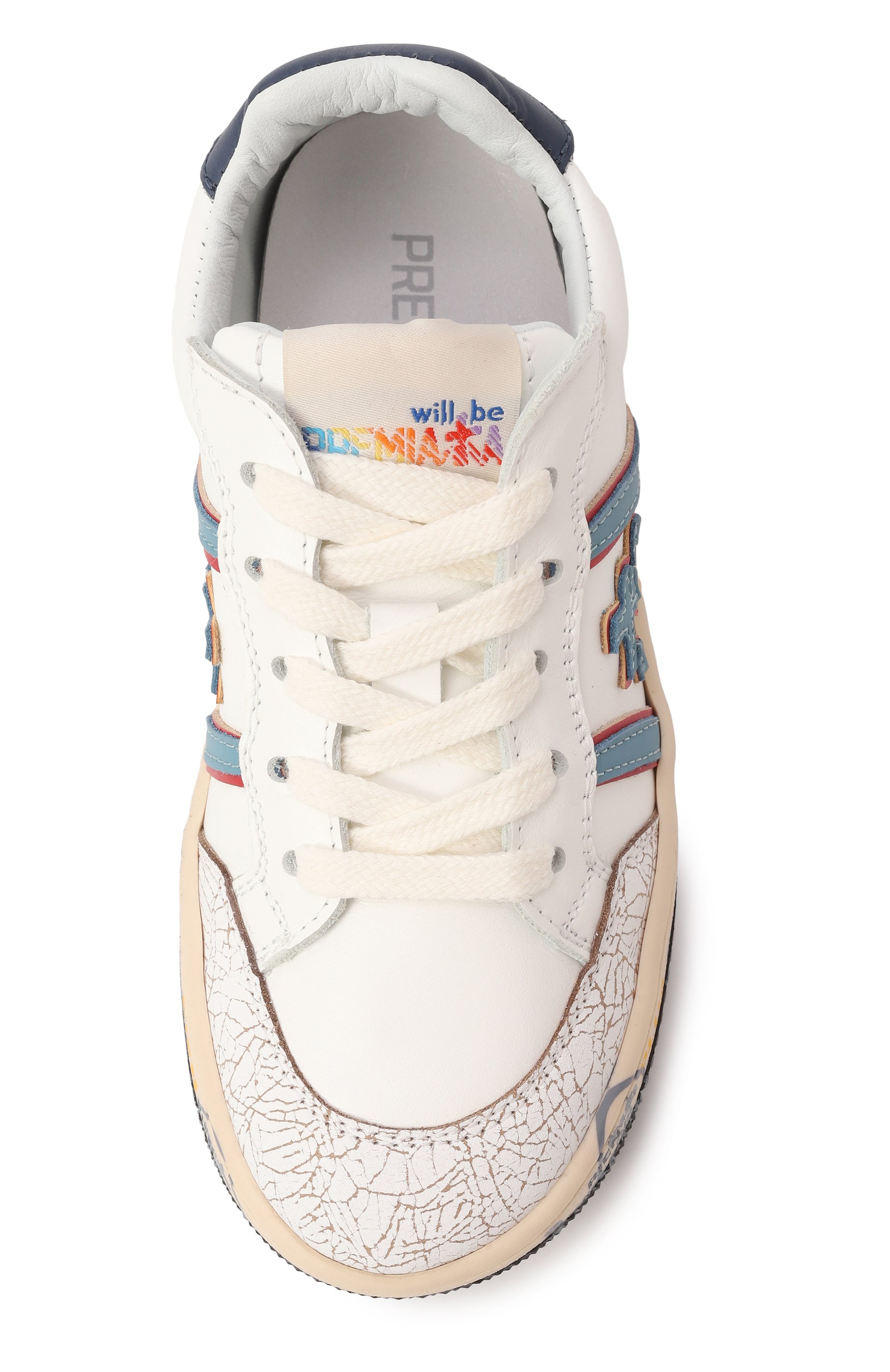 Кожаные кеды wally PREMIATA WILL BE, арт. 28319431/WALLY/27-35, фото 4