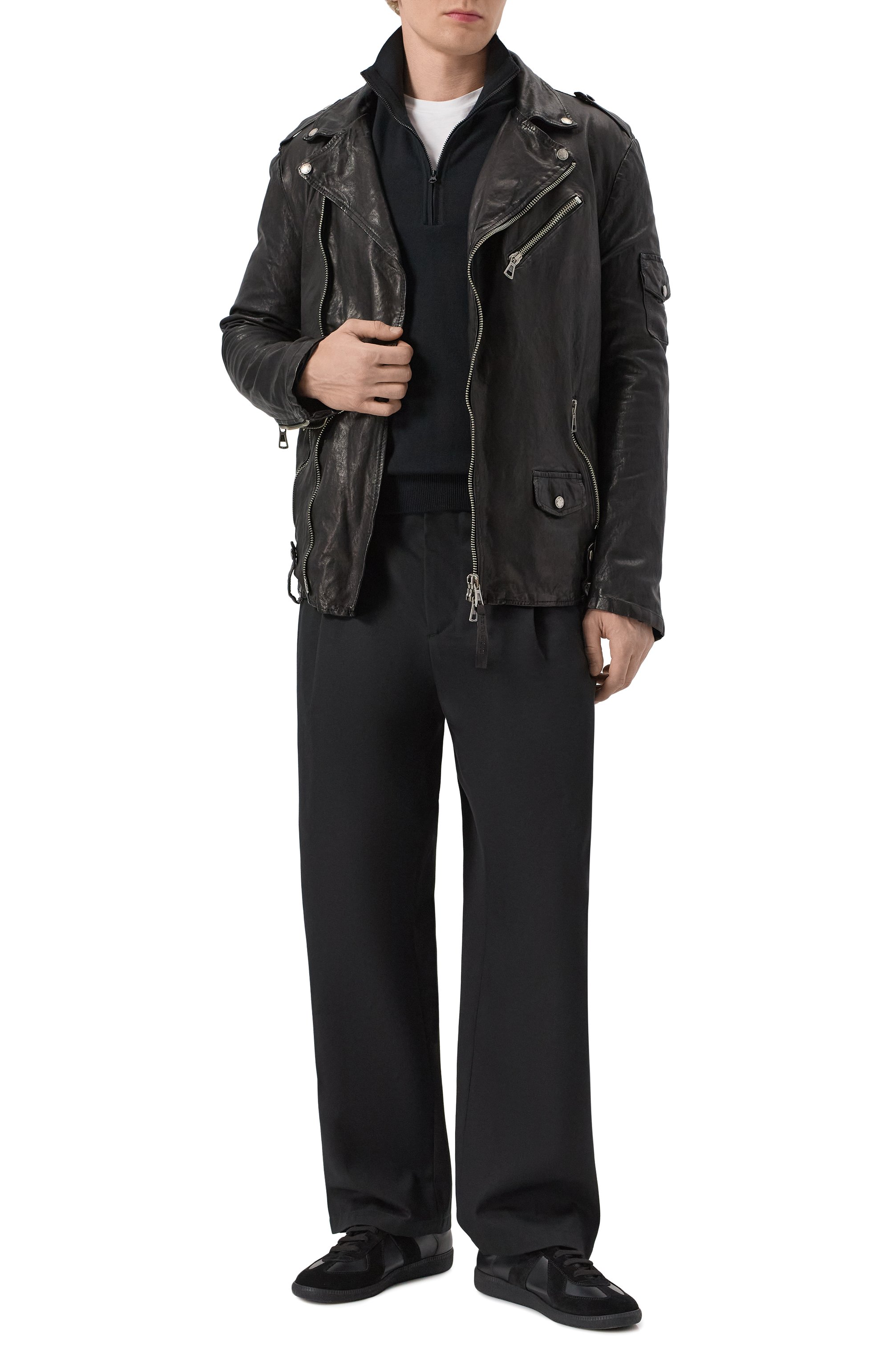 Кожаная куртка NEVER ENOUGH, арт. MJL068, фото 2