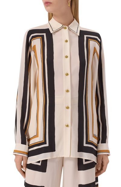 Блузка из вискозы и шелка ZIMMERMANN, арт. 2680TR25R, фото 3