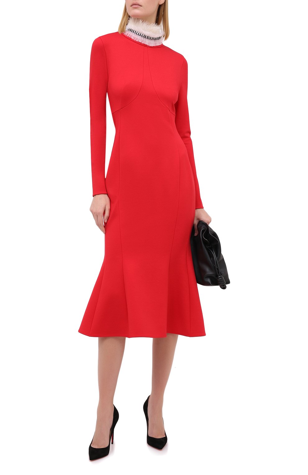 Платье TEGIN красного цвета по цене 57000 руб., арт. FD2005А, фото 2 Платье TEGIN, арт. FD2005А, фото 2