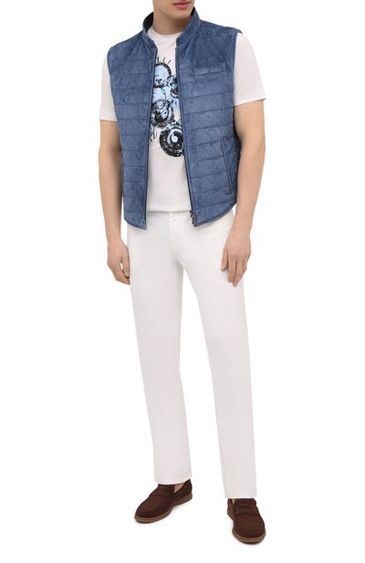 Хлопковая футболка ZILLI, арт. MEV-NT270-BUBB1/MC0, фото 2