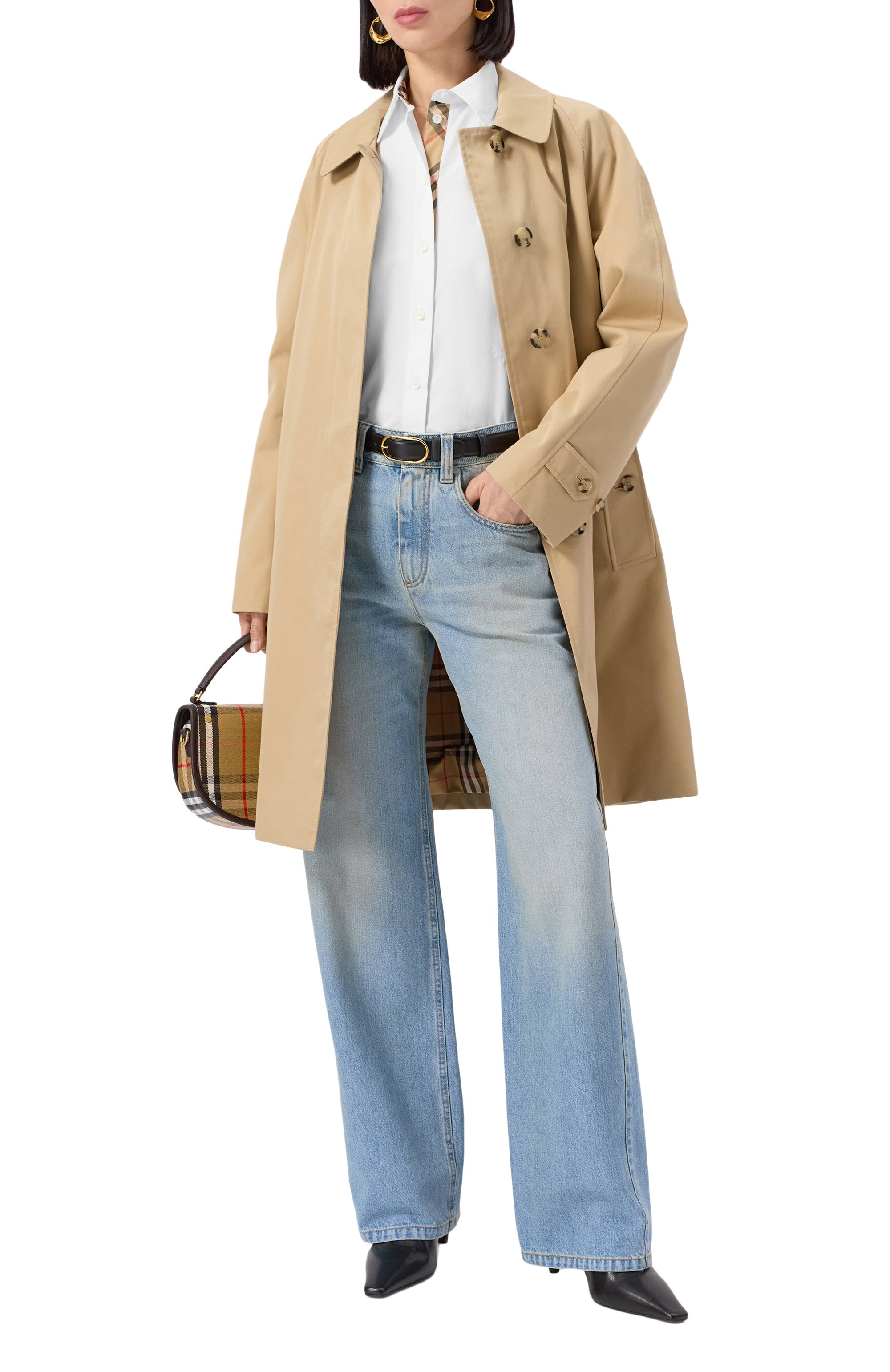 Хлопковая рубашка BURBERRY, арт. 8111217, фото 2