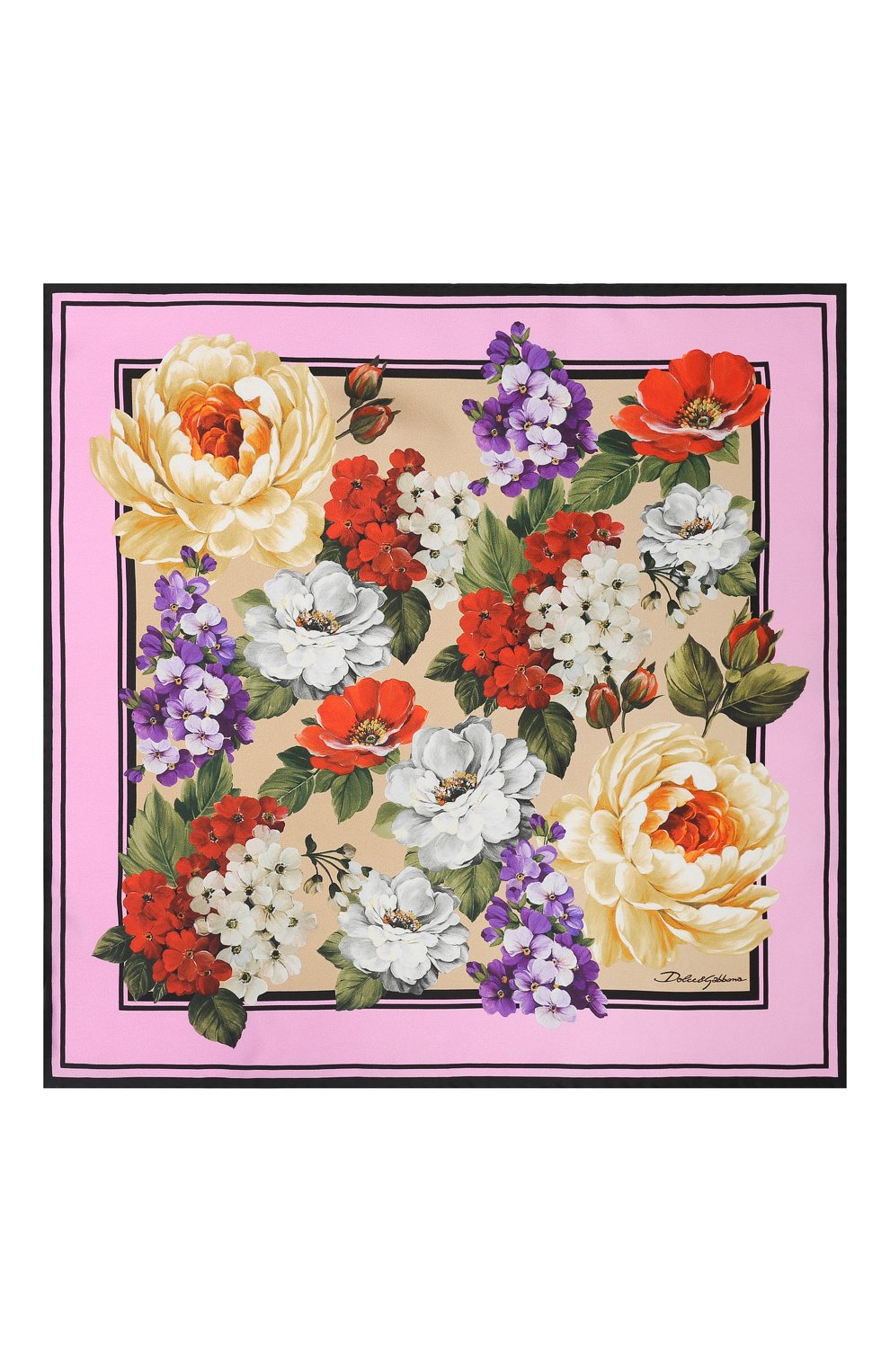 Шелковый платок DOLCE & GABBANA, арт. FN093R/GDS50, фото 2