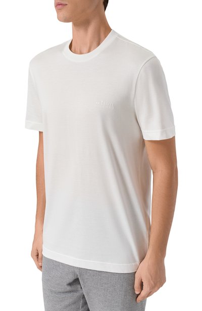 Хлопковая футболка KITON, арт. UMM068803, фото 3