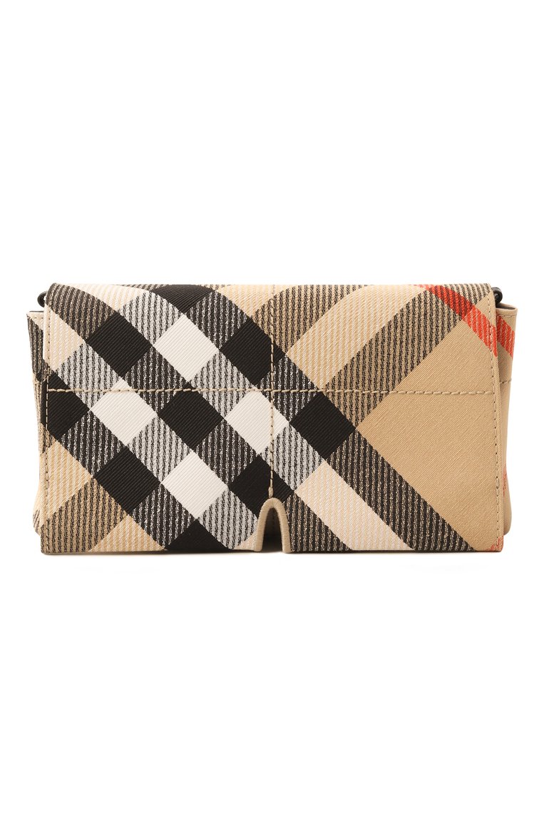 Женская сумка snip mini BURBERRY бежевого цвета, арт. 8103697 | Фото 1 (Материал: Текстиль; Размер: mini)