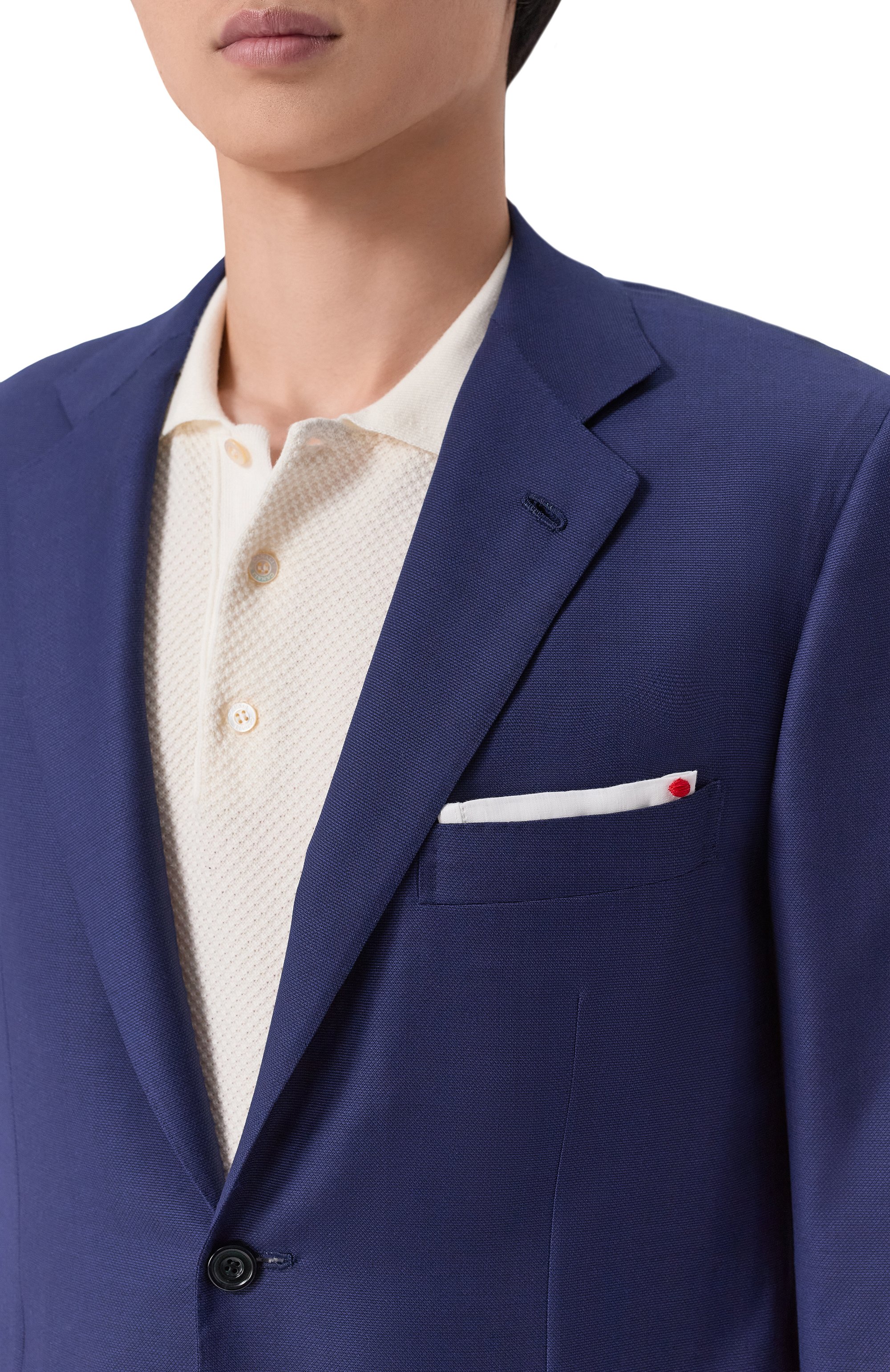 Шерстяной костюм KITON темно-синего цвета по цене 834500 руб., арт. UA81K0602E10, фото 6 Шерстяной костюм KITON, арт. UA81K0602E10, фото 6