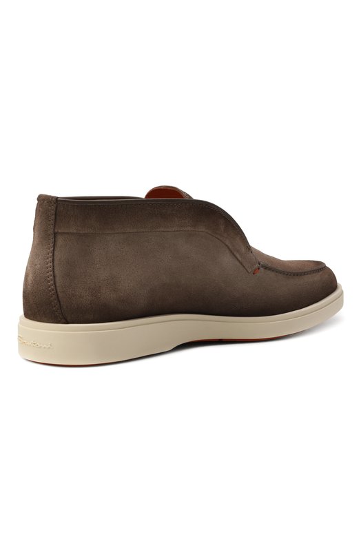 Замшевые ботинки Detroit Santoni MGDG17823TICBGEX Бежевый  MGDG17823TICBGEX Фото 5