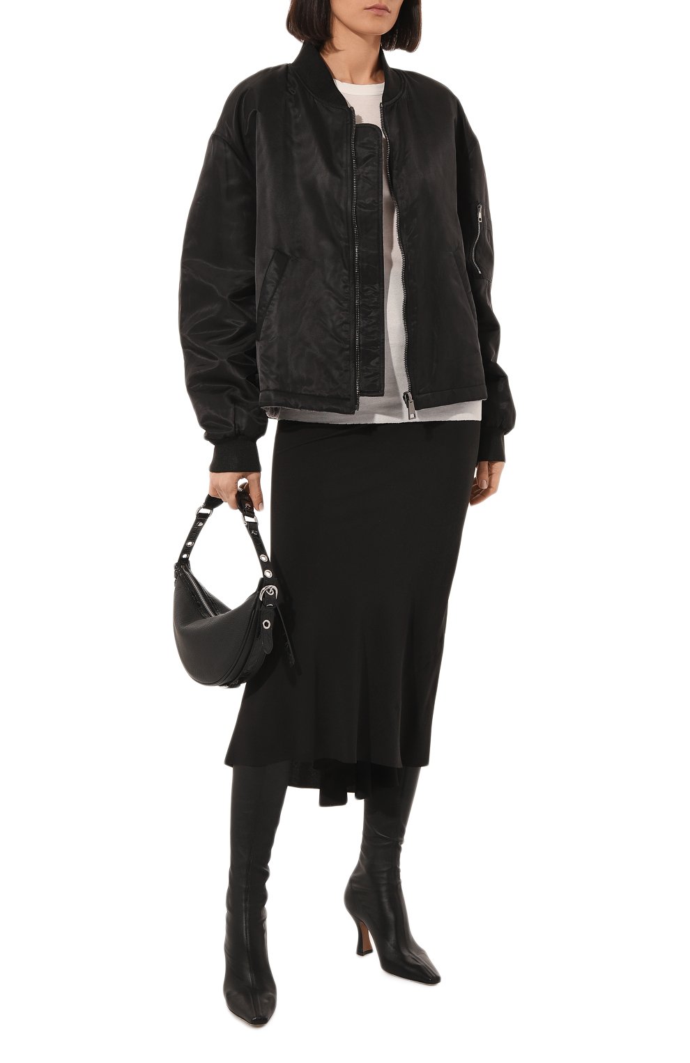 Хлопковый лонгслив RICK OWENS, арт. RP01C5202/RD, фото 2