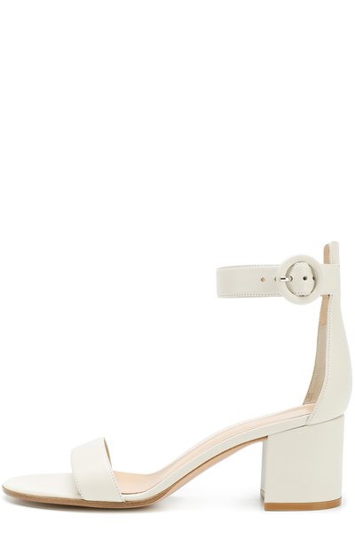 Кожаные босоножки versilia 60 на устойчивом каблуке GIANVITO ROSSI, арт. G60357.60RIC.MIA0FFW, фото 3