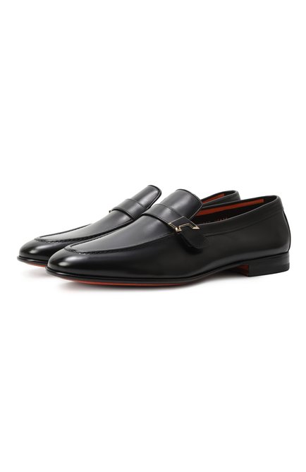 Мужские кожаные лоферы carlos SANTONI, арт. MCNG19004LA3SNTG