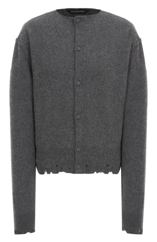 Кардиган из кашемира и шерсти Balenciaga 828161/T4149 Серый 828161/T4149
