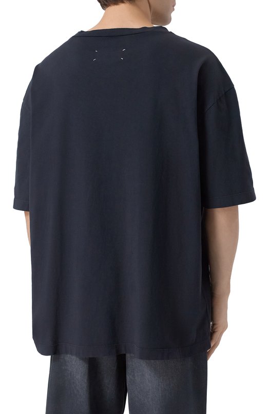 Хлопковая футболка Maison Margiela S67GC0042/S24575 Чёрный  S67GC0042/S24575 Фото 4